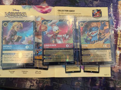 2026 Disney Lorcana EPCOT Festival of the Arts Promo Cards Rapuzel Donald Stich - Image 2