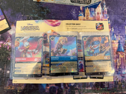 2026 Disney Lorcana EPCOT Festival of the Arts Promo Cards Rapuzel Donald Stich - Image 3