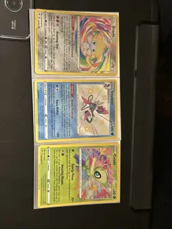 Pokemon TCG Amazing Rare Holo Lot 3 Cards Jirachi Inteleon Celebi Sword & Shield - Image 1