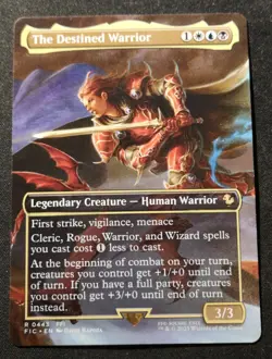 The Destined Warrior - Borderless - FIC - NM - EN - 0443 - Image 1