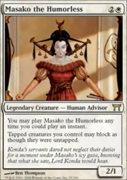 MRM ENGLISH Masako la taciturne - Masako the Humorless MTG magic CHK - Image 1