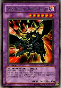 Yu-Gi-Oh Dark Blade the Dragon Knight RDS RDS-EN035 LP - Image 1