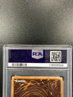 2025 YU-GI-OH! QUARTER CENTURY STAMPEDE Blue Eyes White Dragon RA04-EN108 PSA 10 - Image 3