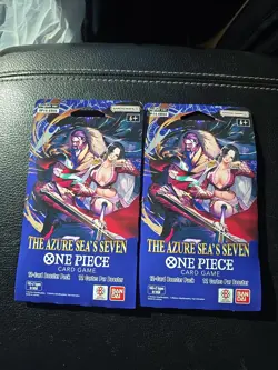 Eb-03 And One Piece TCG: The Azure Sea's Seven Sleeved Booster OP-14 x2 English - Image 2
