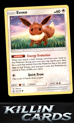 Eevee 101/149 Pokemon Common SM Base Set Card NM - Image 1