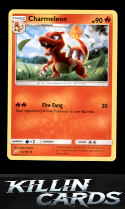 Charmeleon 13/181 Pokemon Uncommon SM - Team Up Card NM - Image 1