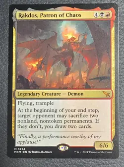 Rakdos, Patron of Chaos - Murders at Karlov Manor MTG Magic Card - Image 1