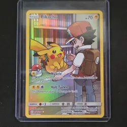 Pokemon Card - SM-Cosmic Eclipse 241/236 Pikachu Secret Rare Full Art Holo - Image 1