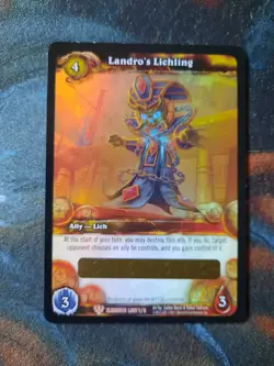 World of Warcraft Card CCG TCG - Landro's Lichling Loot Card - Unscratched - Pet - Image 1