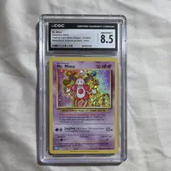 Pokemon CGC 8.5 Mr. Mime Holo Trading Card Game Classic 013/034 2023 - Image 1
