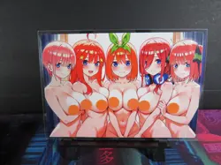 The Quintessential Quintuplets Custom Art Card NM Anime Sexy Waifu Collectible - Image 1