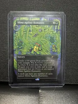 Mtg Secret Lair X TMNT Ultra Rare Chase Card Slime Against Humanity #7077 - Image 1