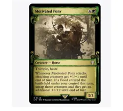 MTG Motivated Pony (Showcase Scrolls) - Regular Lord of the Rings 0444 - Image 1