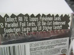 Pokemon the First Movie Topps Trading Cards Booster Pack Sealed Blue Logo - Image 5