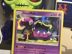 Pokemon TCG Sun & Moon - Alolan Muk 58/149 - Holo Rare Card - Image 2