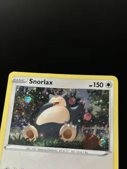 Cosmo Holo Snorlax 140/202 (Mew Tail Swirl) - Pokemon Sword Shield Base Card MP - Image 5