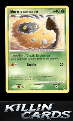 Burmy Sandy Cloak 57/99 Pokemon Common Arceus Card NM - Image 1