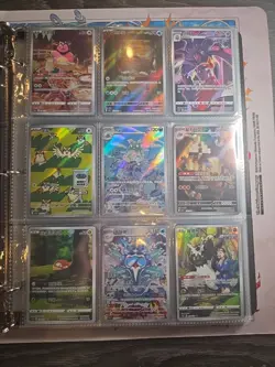 Pokemon Card Lot Binder V/VMAX IR Hits Ex 180 Cards NM Full Art - Image 3