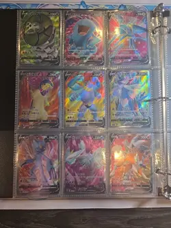 Pokemon Card Lot Binder V/VMAX IR Hits Ex 180 Cards NM Full Art - Image 4