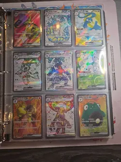 Pokemon Card Lot Binder V/VMAX IR Hits Ex 180 Cards NM Full Art - Image 5