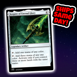 Sceptre Of Eternal Glory - Custom Art Magic: The Gathering Playtest Card - Image 1