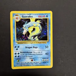 Gyarados Holo Rare 6/102 Unlimited Base Set 1999 Vintage TCG Card NM/LP - Image 1