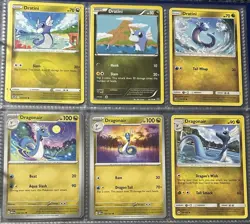 Pokemon TCG Dratini & Dragonair Lot Of 6 Cards From Various Sets All NM - Image 1