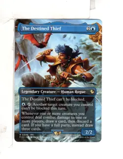 MTG SkeenAB The Destined Thief BORDERLESS from FIC. NM. - Image 1