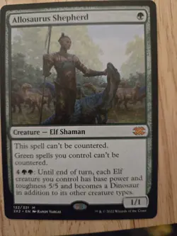 Allosaurus Shepherd Double Masters 2022 MTG Magic the Gathering - Image 1