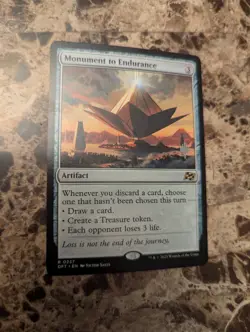 Monument to Endurance - MTG - Aetherdrift - Regular - Promo - NM - Image 1