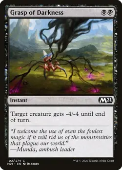 MTG Grasp of Darkness - Core Set 2021 (M21) NM #102 - Image 1