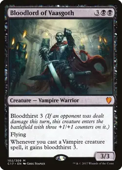 Bloodlord of Vaasgoth [Commander 2017] Magic MTG - Image 1