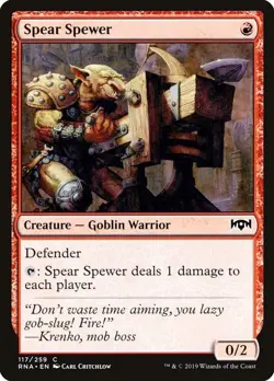 MTG Spear Spewer - Ravnica Allegiance (RNA) LP #117 - Image 1