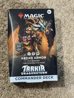 Abzan Armor - Tarkir: Dragonstorm Commander Deck - Brand New, Sealed - Image 1