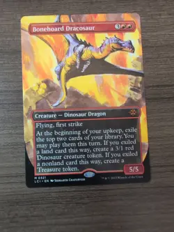 Bonehoard Dracosaur (Borderless) The Lost Caverns of Ixalan Regular - Image 1