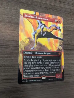 Bonehoard Dracosaur (Borderless) The Lost Caverns of Ixalan Regular - Image 2