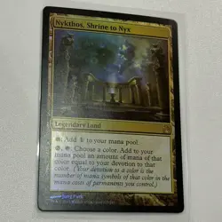 Nykthos, Shrine to Nyx Theros 223/249 Rare Foil MTG 2013 NM Near Mint Holo - Image 2