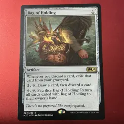 MTG Magic the Gathering Bag of Holding (222/357) Core Set 2020 - Image 1