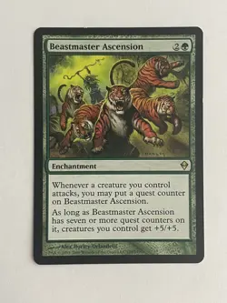 Beastmaster Ascension Commander 2014 Regular Mtg Magic The Gathering LP - Image 1