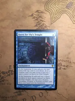 Quest for Ula's Temple Worldwake RARE MTG LP MAGIC THE GATHERING - Image 3