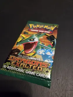 Black & White Dragons Exalted Pokemon TCG Booster Pack Sealed Rayquaza Pokerev - Image 3