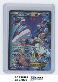 2015 Pokemon XY - Double Crisis Team Aqua’s Kyogre-EX #6/34 - Image 1