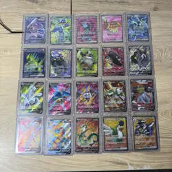Pokemon TCG - Lot Of 20 FULL ARTS NO DUPES All Cards Sleeved And Top Loaded - Image 1