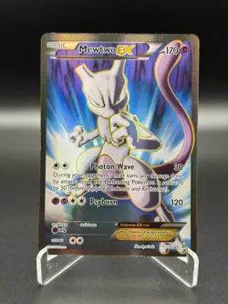 Pokemon TCG Mewtwo-EX Breakthrough 157/162 Holo Full Art Ultra Rare - Image 1