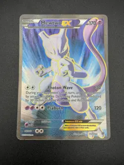 Pokemon TCG Mewtwo-EX Breakthrough 157/162 Holo Full Art Ultra Rare - Image 3