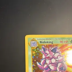 Pokemon TCG Nidoking holo shadowless 1st edition base set 11/102 - Image 3