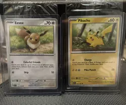 Pokemon Together Stamped Pikachu and Eevee Sealed 025 133/ 165 Pokemon TCG - Image 1