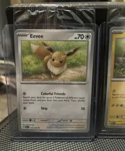 Pokemon Together Stamped Pikachu and Eevee Sealed 025 133/ 165 Pokemon TCG - Image 3