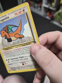 Dragonite Black Star Promo Card #5 WOTC WB Pokemon First Movie Card - MP - Image 5