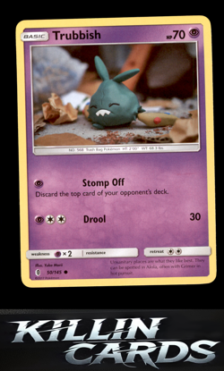Trubbish 50/145 Pokemon Common SM - Guardians Rising Card NM - Image 1